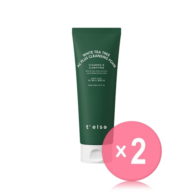 Realbarrier-Telse White Tea Tree AC Plus Cleansing Foam 2pcs Bundle Set