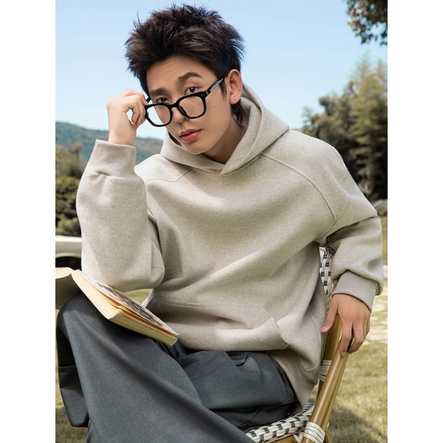 Really Point-Plain Pocket Hoodie
