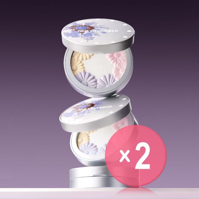 RED CHAMBER-5th Anniversary Edition Wandering Flawless Compact Powder 2pcs Bundle Set
