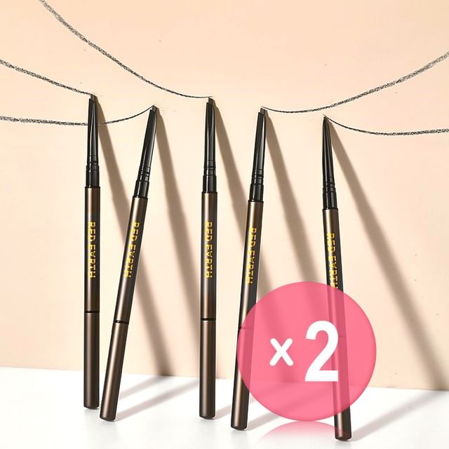 RED EARTH-Tringle Eyebrow Pencil - 2 Colors 2pcs Bundle Set