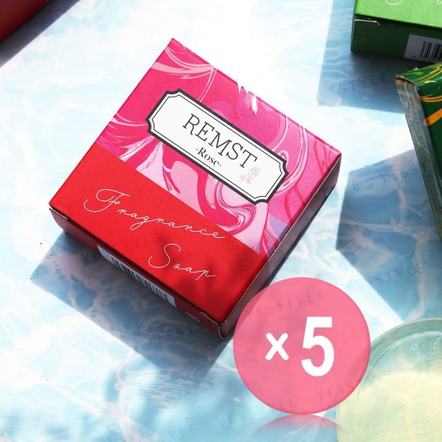 Remst-Fragrance Soap Rose 5pcs Bundle Set