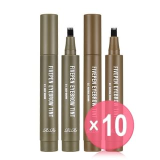 RiRe-Fivepen Eyebrow Tint - 2 Colors 10pcs Bundle Set