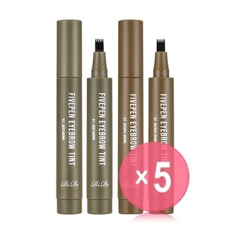 RiRe-Fivepen Eyebrow Tint - 2 Colors 5pcs Bundle Set
