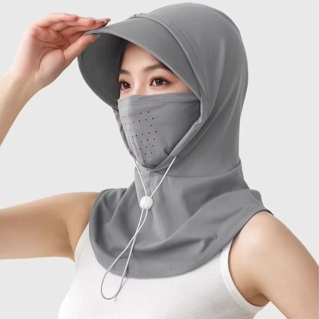 Rita Zita-Plain Drawstring Face Cover