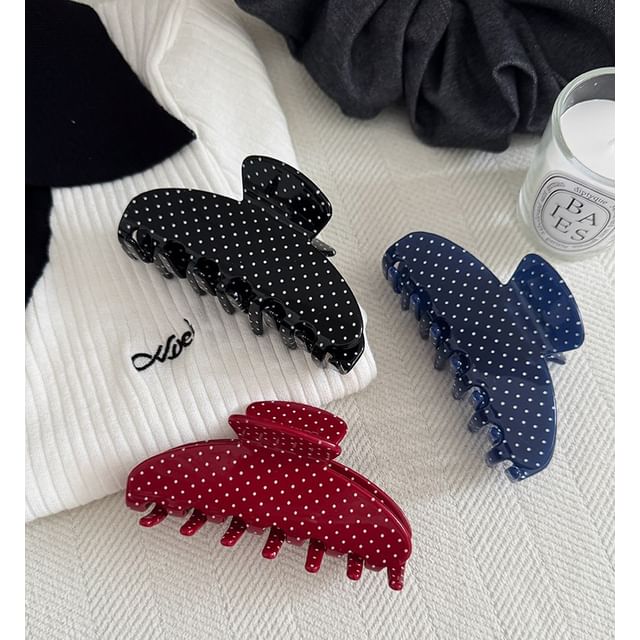 Rodiv-Dotted Hair Clamp