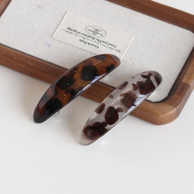 Rodiv-Faux Tortoiseshell Barrette