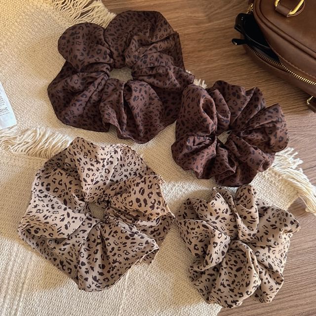 Rodiv-Leopard Print Scrunchie