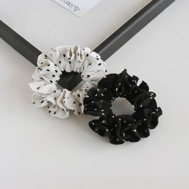 Rodiv-Polka Dot Scrunchie