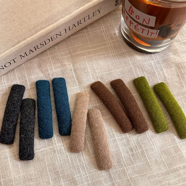 Rodiv-Set of 2 Rectangle Hair Clip