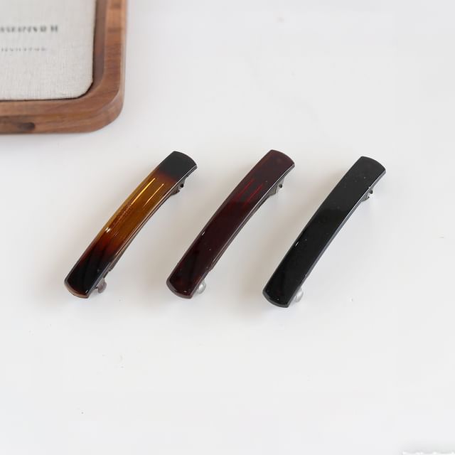 Rodiv-Subtle Striped Plastic Hair Clip