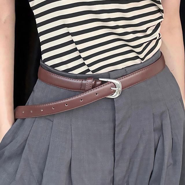 Rofuka-Faux Leather Belt