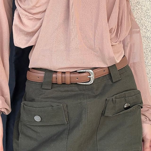 Rofuka-Faux Leather Belt