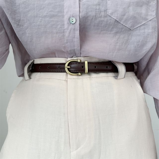 Rofuka-Faux Leather Belt