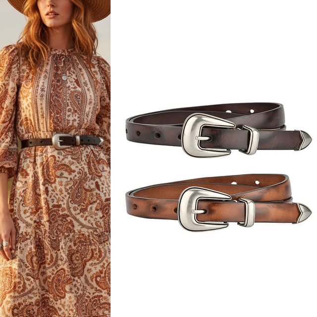 Rofuka-Genuine Leather Washed Belt