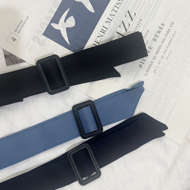 Rofuka-Plain Canvas Belt