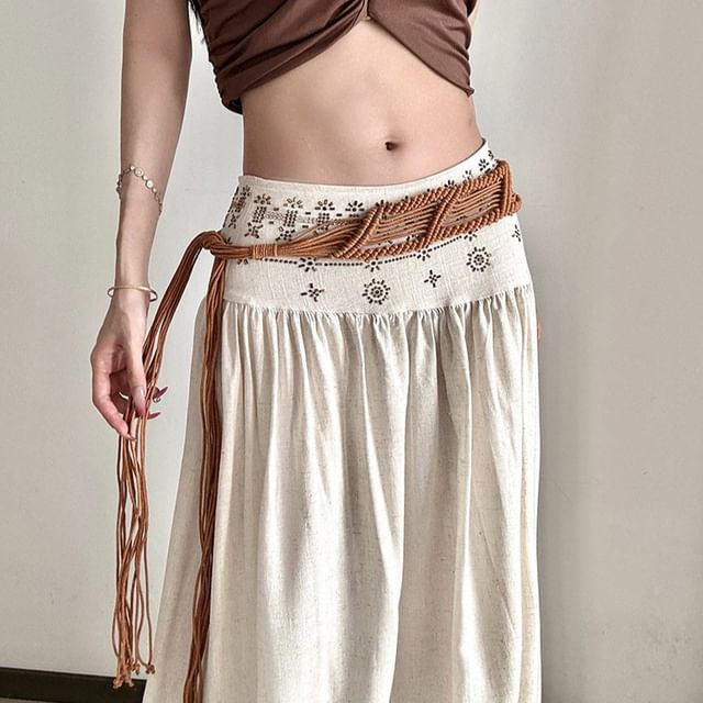 Rofuka-Woven Beaded Belt