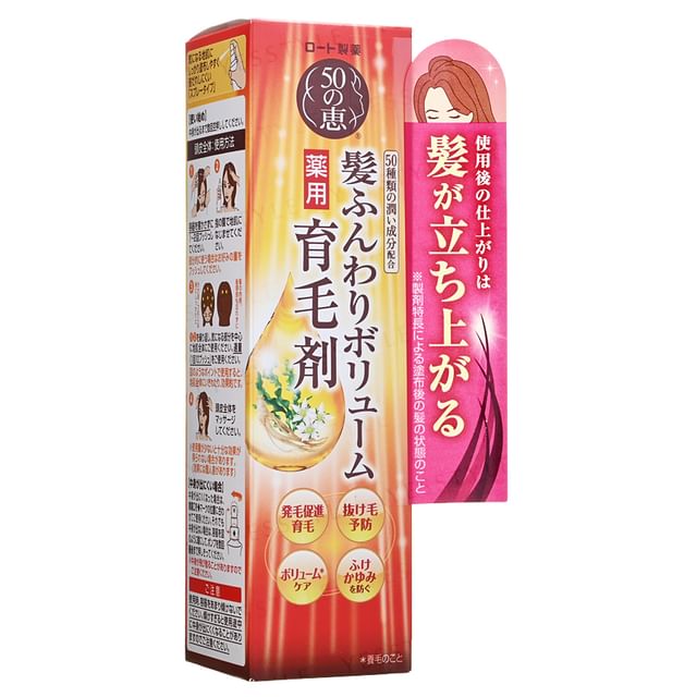 Rohto Mentholatum-Esencja rewitalizująca do włosów 50 Megumi-160 Ml