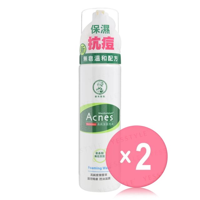Rohto Mentholatum-Acnes Foaming Wash 2pcs Bundle Set