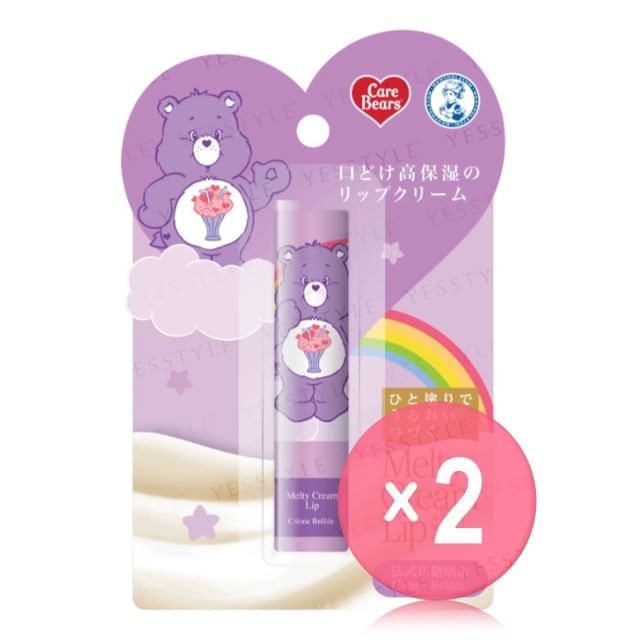 Rohto Mentholatum-Care Bears Melty Cream Lip Crème Brulee 2pcs Bundle Set