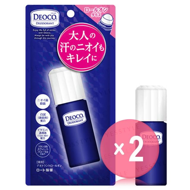 Rohto Mentholatum-Deoco Deodorant Roll On 2pcs Bundle Set