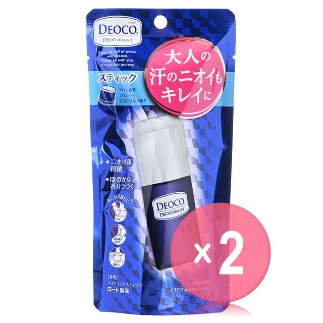 Rohto Mentholatum-Deoco Deodorant Stick 2pcs Bundle Set