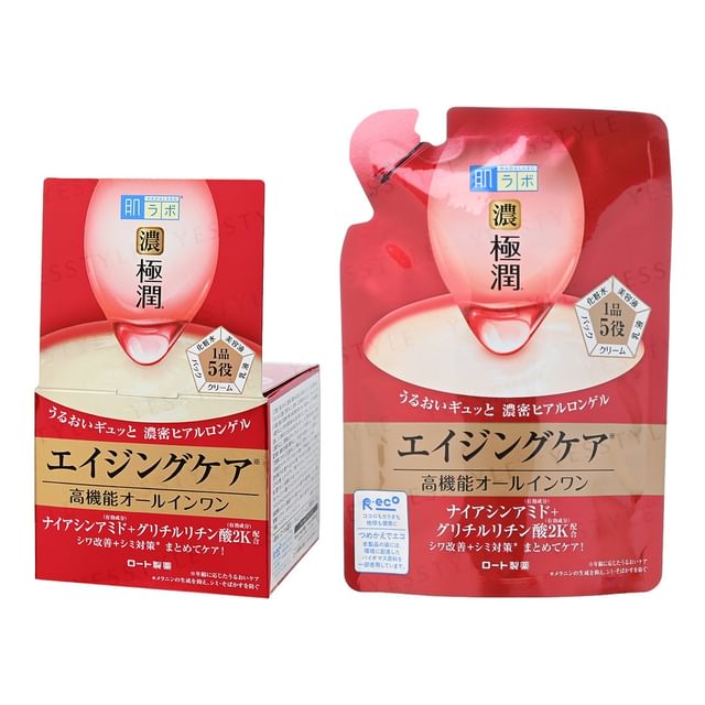 Rohto Mentholatum-Hada Labo Gokujyun Firming All in One Gel - Gezichtscrème