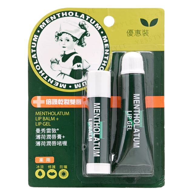 Rohto Mentholatum-Lip Balm Lip Gel Special Set - Baume à lèvres et gel à lèvres