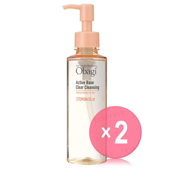 Rohto Mentholatum-Obagi Active Base Clear Cleansing 2pcs Bundle Set