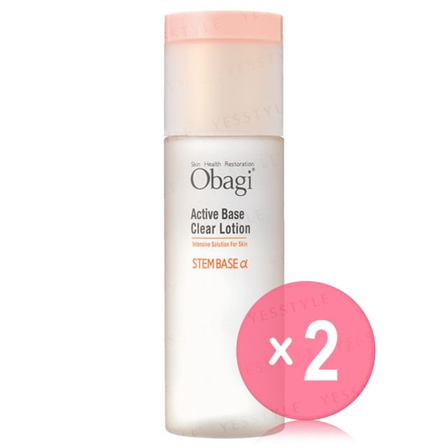 Rohto Mentholatum-Obagi Active Base Clear Lotion 2pcs Bundle Set