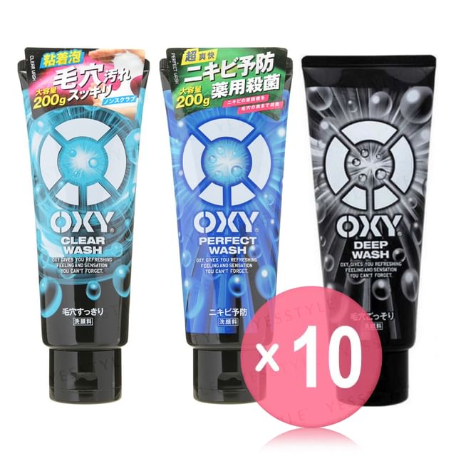 Rohto Mentholatum-OXY Face Wash 10pcs Bundle Set