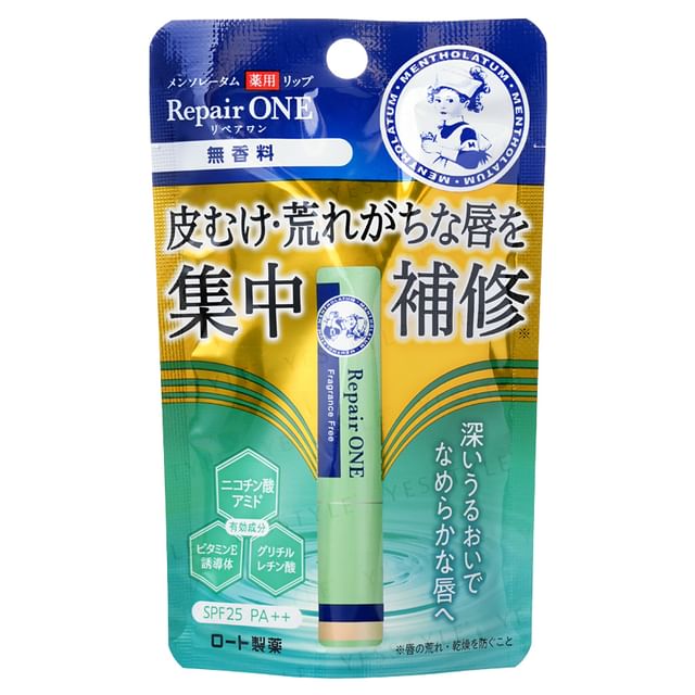 Rohto Mentholatum-Repair One Lip Balm SPF 25 PA - Baume à lèvres avec SPF