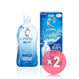 Rohto Mentholatum-Rohto C Cube Soft One Moist a Multi-Purpose Contact Lens Solution 2pcs Bundle Set