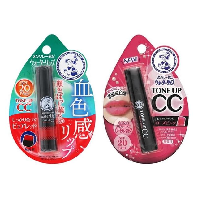 Rohto Mentholatum-Water Lip Tone Up CC LSF 20 PA - Getönter Lip-Tint