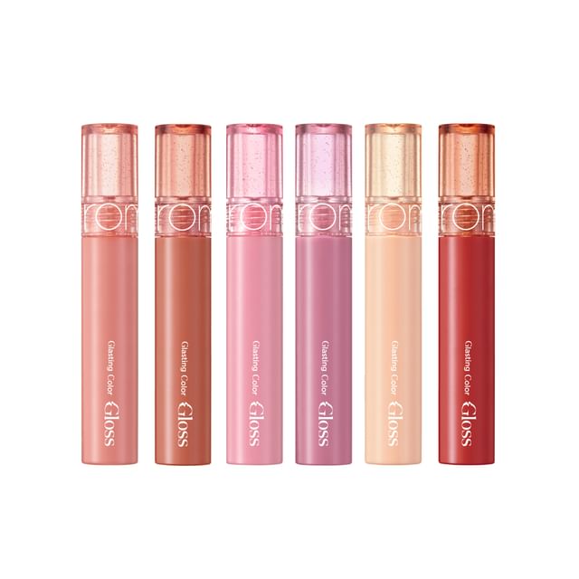 romand-Glasting Color Gloss Sparkle Line - Gloss à lèvres scintillant et repulpant - 6 teintes