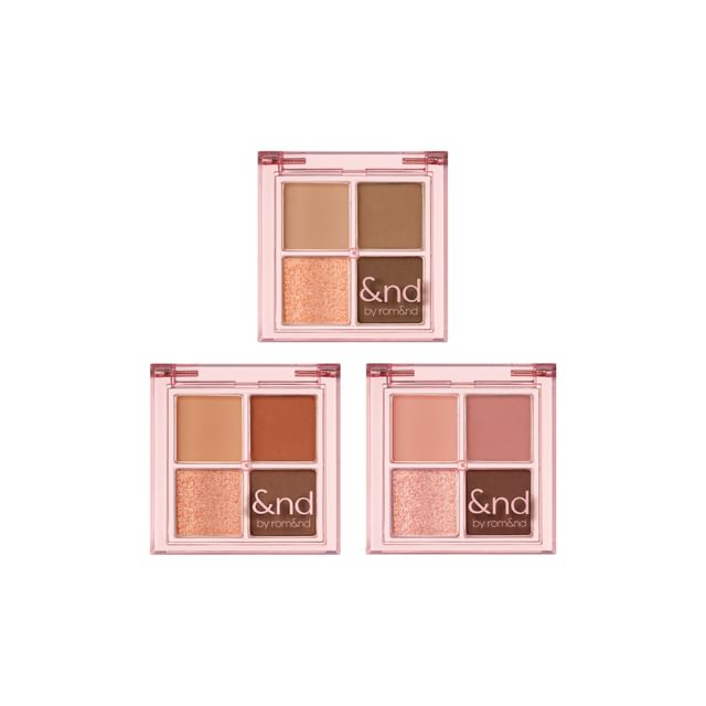 romand-nd by romand Mellow Eye Palette - Palette de fards à paupières - 3 types