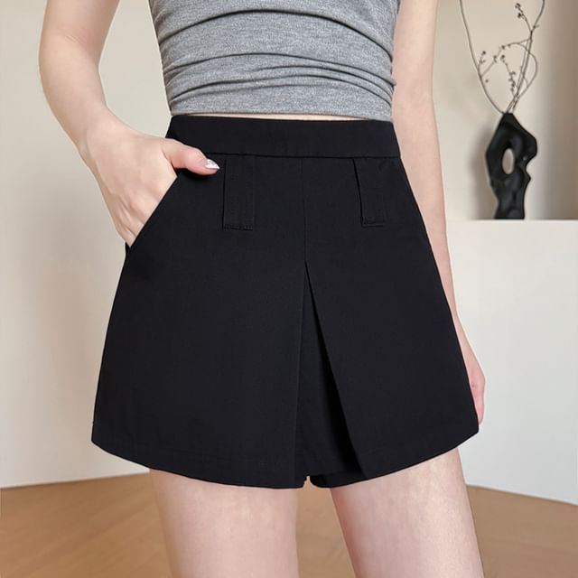 Rosehedge-High Waist Plain Skort