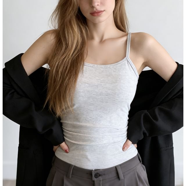 Rosehedge-Plain Slim-Fit Camisole Top