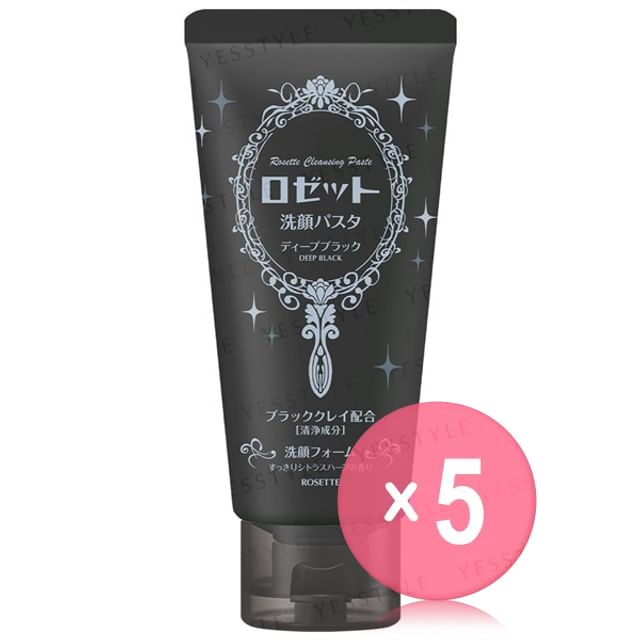 Rosette-Cleansing Paste Deep Black 5pcs Bundle Set