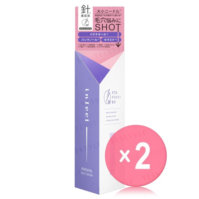 Rosette-infeel Renewing Shot Serum 2pcs Bundle Set