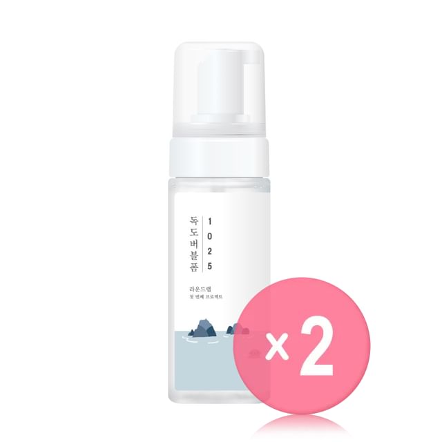 ROUND LAB-1025 Dokdo Bubble Foam 2pcs Bundle Set