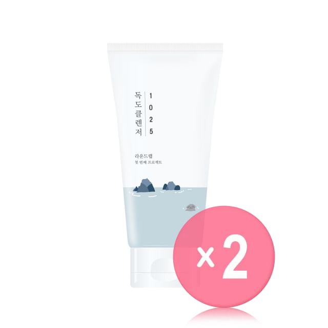 ROUND LAB-1025 Dokdo Cleanser 2pcs Bundle Set