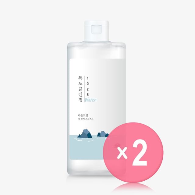 ROUND LAB-1025 Dokdo Cleansing Water 2pcs Bundle Set