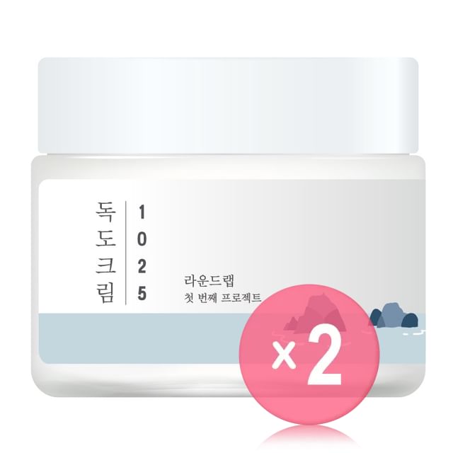 ROUND LAB-1025 Dokdo Cream 2pcs Bundle Set