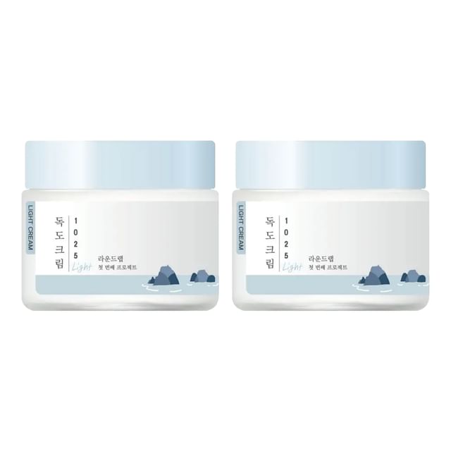 ROUND LAB-1025 Dokdo Light Cream Bundle Set