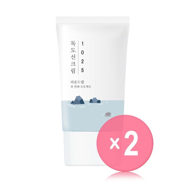 ROUND LAB-1025 Dokdo Sunscreen 2pcs Bundle Set