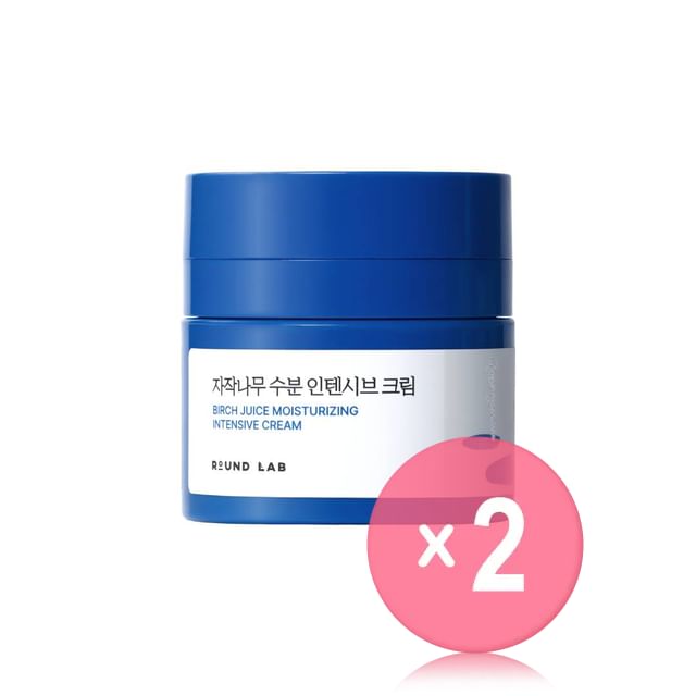 ROUND LAB-Birch Juice Moisturizing Intensive Cream 2pcs Bundle Set