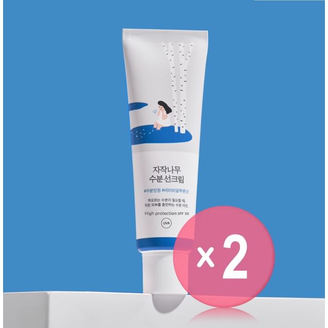 ROUND LAB-Birch Juice Moisturizing Sunscreen 2pcs Bundle Set