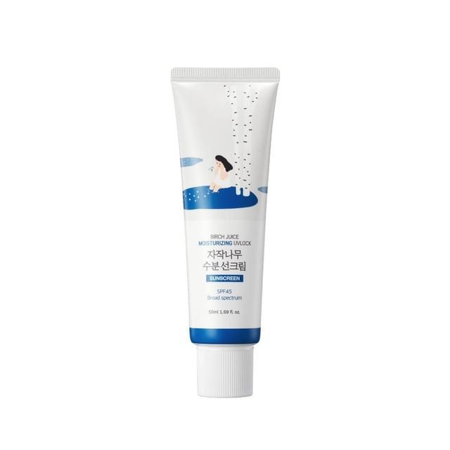ROUND LAB-Birch Juice Moisturizing UVLock Sunscreen - Crème solaire hybride hydratante