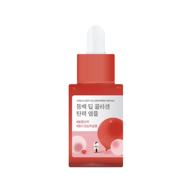 ROUND LAB-Camellia Deep Collagen Firming Ampoule - Ampoule raffermissante au camélia et collagène
