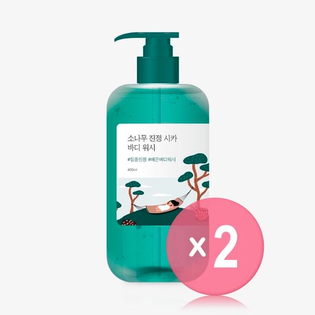 ROUND LAB-Pine Calming Cica Body Wash 2pcs Bundle Set